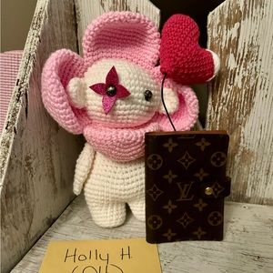 🤎 Authentic Vintage Louis Vuitton Small Ring Agenda 🤎